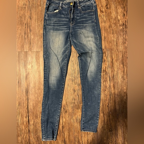 American Eagle hi-rise jegging, size 8 long - Picture 1 of 3